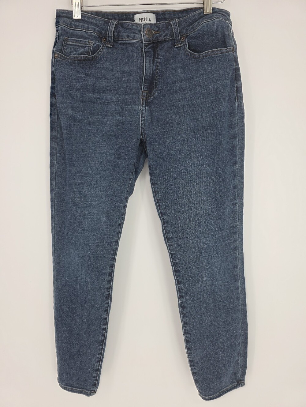 Pistola‎ Alina High Rise Skinny Jeans 30 Moody Blue Stretch Ankle Women's
